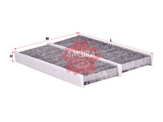 Cabin Air Filter (ဒြပ်စင်)၊ SAKURA၊ 2Q0 819 653၊ CA-31130၊ AUDI (123559)