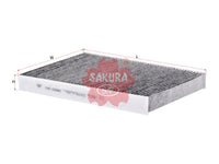 ไส้กรองอากาศห้องโดยสาร(Element) SAKURA, 38028211, CAC-22060, IVECO (125587)