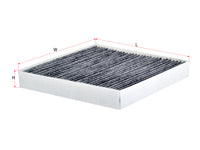 SAKURA,, Cabin Air Filter (Element), 500086309, CAC-22100, IVECO