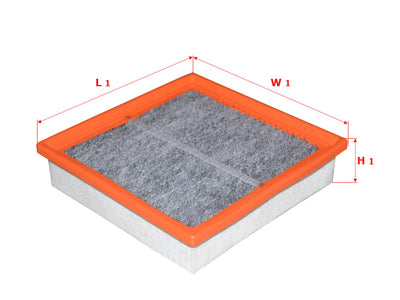 SAKURA,, Cabin Air Filter (Element), 20409908, CAC-2404, VOLVO