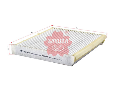 SAKURA,, Cabin Air Filter (Element), 9171757, CAC-24080, VOLVO CARS