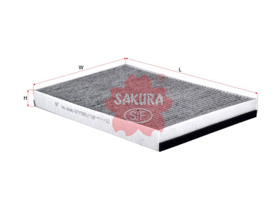 SAKURA,, Cabin Air Filter (Element), 2E0 819 638, CAC-26080, DODGE