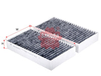 SAKURA,, Cabin Air Filter (Element), 164 830 02 18 64, CAC-26120-S, MERCEDES-BENZ