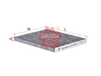 ไส้กรองอากาศห้องโดยสาร(Element), SAKURA, 97133-2E260, CAC-28150, KIA (125863)