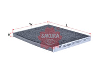 SAKURA,, Cabin Air Filter (Element), 97133-2H001, CAC-28260, HYUNDAI