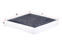 SAKURA,, Cabin Air Filter (Element), 97133-D4100, CAC-29100, KIA
