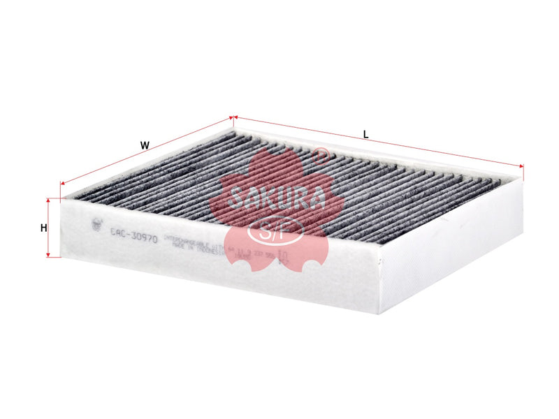 SAKURA,, Cabin Air Filter (Element), 64 11 9 237 555, CAC-30970, BMW