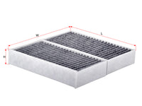 SAKURA,, Cabin Air Filter (Element), 64 11 9 237 159, CAC-30990-S, BMW