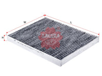 SAKURA,, Cabin Air Filter (Element), 1H0 819 644A, CAC-3102, VOLKSWAGEN