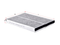 SAKURA,, Cabin Air Filter (Element), 4F0 898 438 C, CAC-31080-S, AUDI