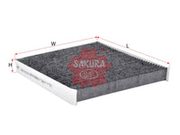 SAKURA,, Cabin Air Filter (Element), 5Q0 819 653, CAC-31110, SEAT