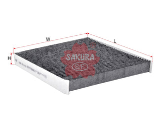 Cabin Air Filter (ဒြပ်စင်)၊ SAKURA၊ 5Q0 819 653၊ CAC-31110၊ ထိုင်ခုံ (123582)
