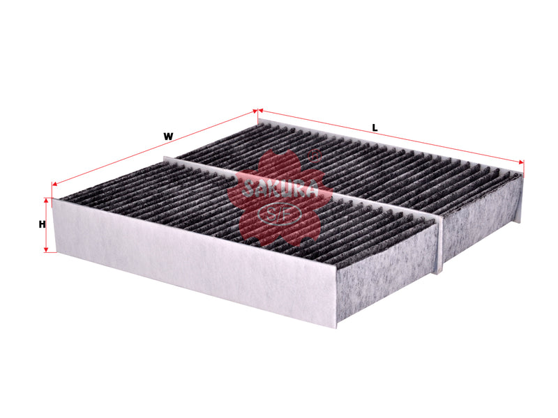 SAKURA,, Cabin Air Filter (Element), 2R2819429, CAC-31150-S, VOLKSWAGEN