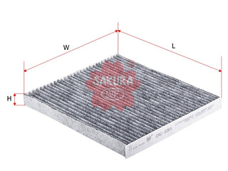 SAKURA Cabin Air Filter (Part No: 88568-52010 / CA-3301) for Toyota RAV4