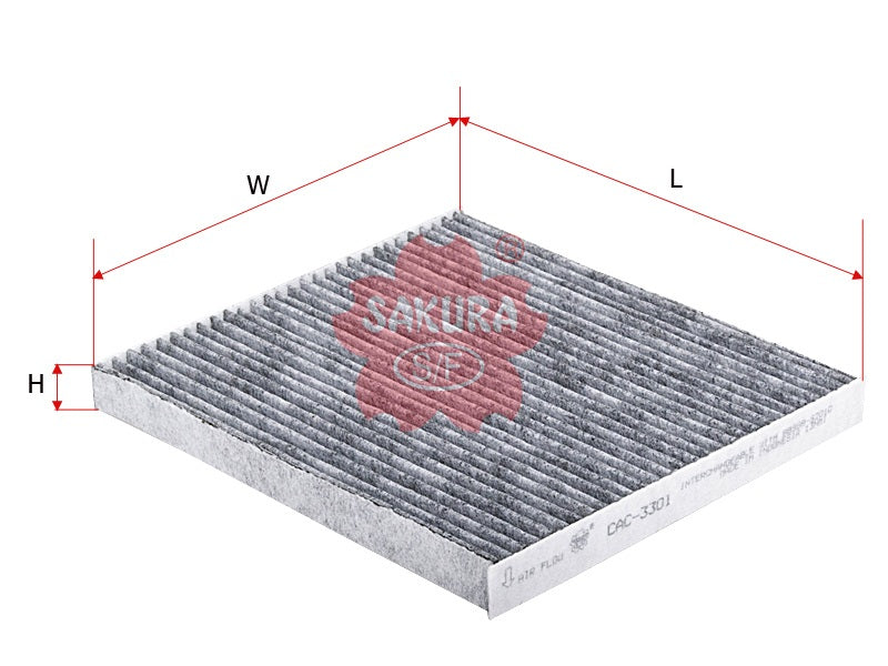 SAKURA Cabin Air Filter (Part No: 88568-52010 / CA-3301) for Toyota RAV4
