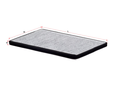 SAKURA,, Cabin Air Filter (Element), 9121626, CAC-6507, OPEL