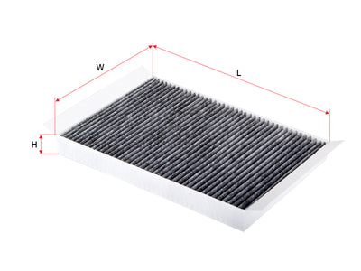 SAKURA,, Cabin Air Filter (Element), 6808607, CAC-6515, SATURN