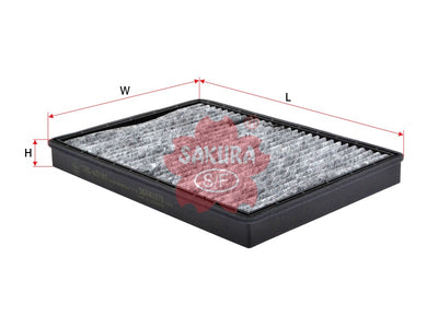 SAKURA,, Cabin Air Filter (Element), 22753219, CAC-65180, VAUXHALL