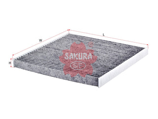 Cabin Air Filter (ဒြပ်စင်)၊ SAKURA၊ 68223044A၊ CAC-66050၊ JEEP (125754)