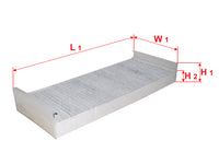 SAKURA,, Cabin Air Filter (Element), 81.61910-0033, CAC-68020, MAN