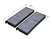 ไส้กรองอากาศแอร์(Element) SAKURA, 68120-0803A, CAC-89060, SSANG YONG (123949)