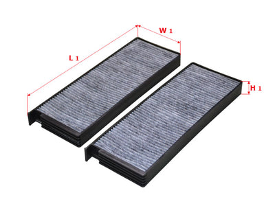 SAKURA,, Cabin Air Filter (Element), 68120-0803A, CAC-89060, SSANG YONG