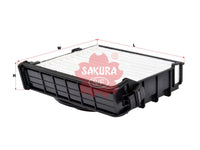 Cabin Air Filter (Housing)၊ SAKURA၊ 88510-BZ130၊ CAH-11160၊ TOYOTA (124229)