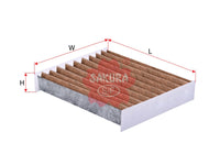 SAKURA,, Cabin Air Filter (Element), 88510-BZ130, CAV-11160, TOYOTA