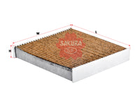 SAKURA,, Cabin Air Filter (Element), 95850M79M00, CAV-14150, SUZUKI