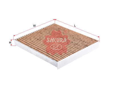 SAKURA,, Cabin Air Filter (Element), GJA-61-P11 9A, CAV-1705, DODGE