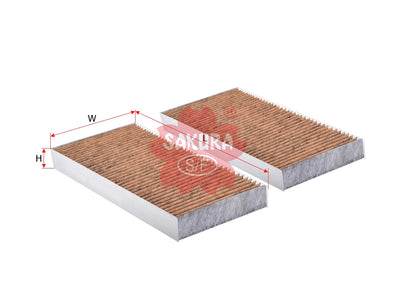 SAKURA,, Cabin Air Filter (Element), 999M1-VR056, CAV-1809-S, NISSAN