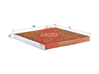 SAKURA,, Cabin Air Filter (Element), 27277-1HD0A, CAV-18260, NISSAN