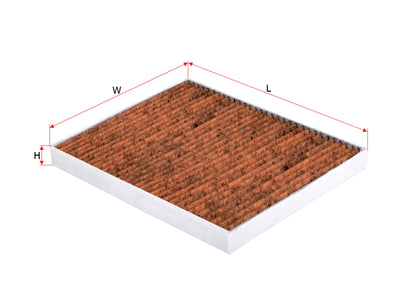 SAKURA,, Cabin Air Filter (Element), 19315269, CAV-19230, FORD