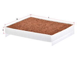 Cabin Air Filter (ဒြပ်စင်)၊ SAKURA၊ FR3Z-19N619-A၊ CAV-19280၊ FORD (126662)