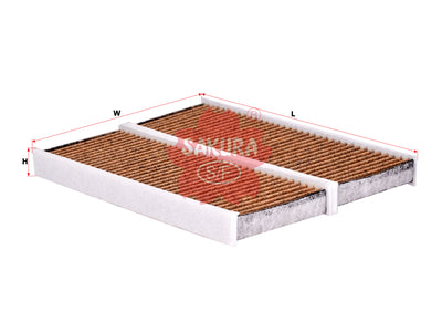 SAKURA,, Cabin Air Filter (Element), 9814237680, CAV-21120-S, PEUGEOT