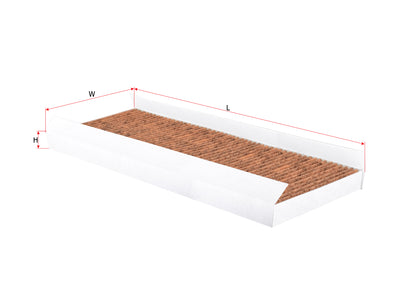 SAKURA,, Cabin Air Filter (Element), 7082301, CAV-22030, FIAT
