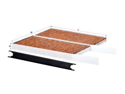 SAKURA,, Cabin Air Filter (Element), A 415 835 11 00, CAV-25130-S, RENAULT