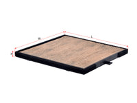 SAKURA,, Cabin Air Filter (Element), 97133-07000, CAV-2808, HYUNDAI