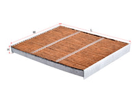 SAKURA,, Cabin Air Filter (Element), 97133-G2000, CAV-28151, HYUNDAI