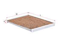 SAKURA,, Cabin Air Filter (Element), 08790-2H000A, CAV-28260, HYUNDAI