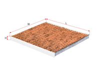 SAKURA,, Cabin Air Filter (Element), 97133-4L000, CAV-29080, HYUNDAI