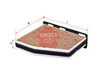 SAKURA,, Cabin Air Filter (Element), 1K1819653, CAV-30020, VOLKSWAGEN