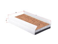 SAKURA,, Cabin Air Filter (Element), V20-30-1009-1, CAV-30050, BMW