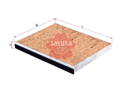 SAKURA,, Cabin Air Filter (Element), 19334656, CAV-31060, PORSCHE