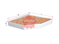 SAKURA,, Cabin Air Filter (Element), 4H0 819 439, CAV-31970, AUDI