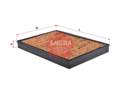 SAKURA,, Cabin Air Filter (Element), 96440878, CAV-65180, VAUXHALL