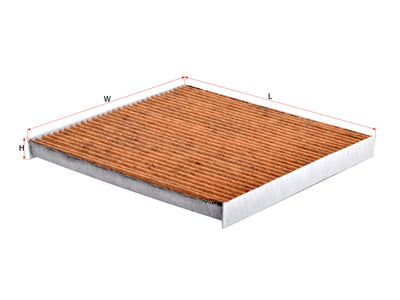 SAKURA,, Cabin Air Filter (Element), 68223044AA, CAV-66050, JEEP