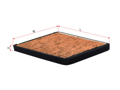 SAKURA,, Cabin Air Filter (Element), 19104787, CAV-8904, DAEWOO