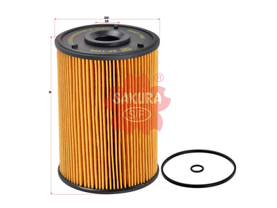 SAKURA,, Fuel Filter (Element), 23401-1681, EF-1306, HINO