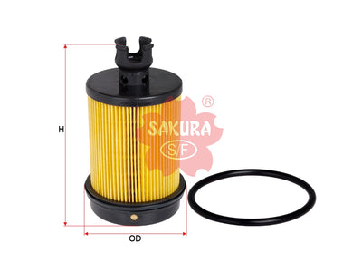 SAKURA,, Fuel Filter (Element), 23304-78091, EF-13070, HINO